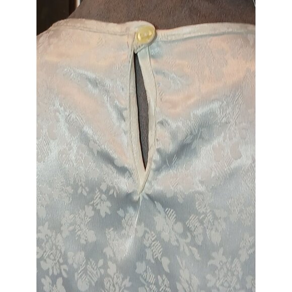 Worthington Ivory Floral Bodysuit Womens Size Medium Romantic Coquette Corpcore - Picture 9 of 9